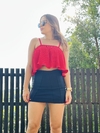 Cropped Lolita vermelho