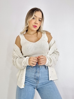 Conjunto tricot Bárbara creme na internet