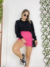 Shorts alfaiataria rosa