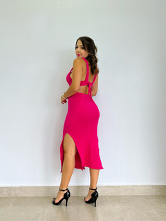 Conjunto Vanessa canelado pink - comprar online