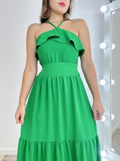 Vestido Serena verde - comprar online