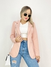 Blazer luxo rosa bebê