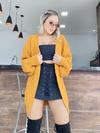 Cardigan tricot Becky mostarda