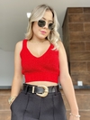 Cropped Nathaly vermelho