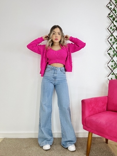 Conjunto tricot Bárbara pink - loja online