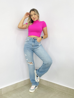 Cropped Holly pink - comprar online