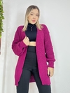 Cardigan tricot Becky roxo