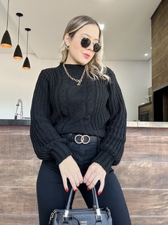 Tricot Penélope preto - comprar online