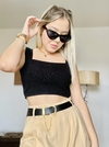 Cropped Jade preto