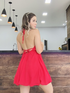 Vestido princesa vermelho - comprar online