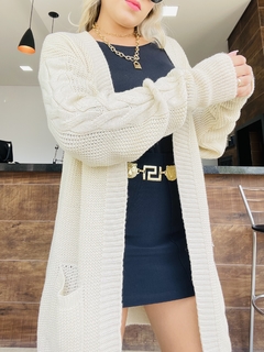 Cardigan tricot Polly creme na internet