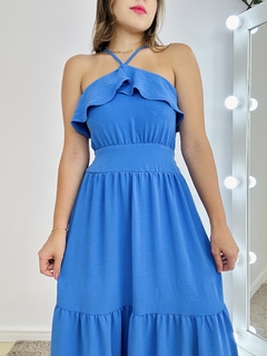 Vestido Serena azul - comprar online