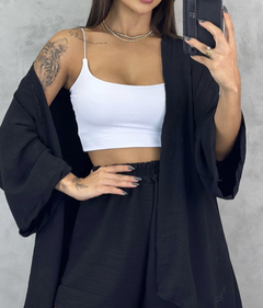 Cropped alcinha branco