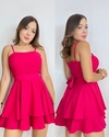 Vestido macaquinho Valentina pink