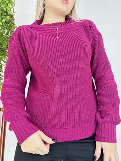 Tricot Ellen uva - comprar online