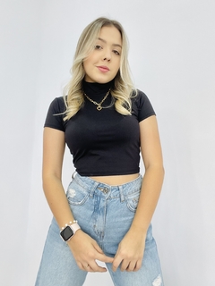 Cropped Holly preto