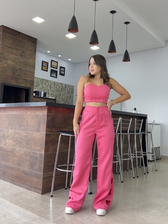 Conjunto Lola alfaiataria pink na internet