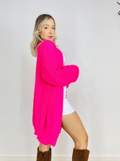 Cardigan tricot Becky pink na internet