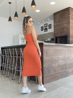 Vestido Jade laranja - comprar online