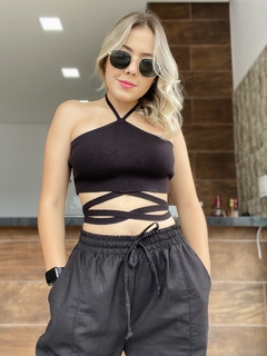 Cropped Mia preto - loja online