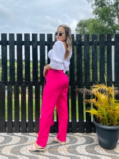 Calça alfaiataria Sofia pink - comprar online