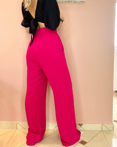 Calça pantalona Becca pink - Lady Lala 