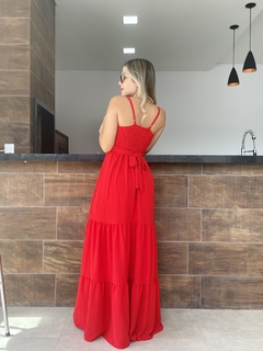 Vestido Luísa vermelho - Lady Lala 