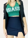 Cropped Brasil verde