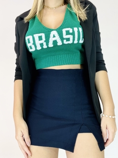 Cropped Brasil verde