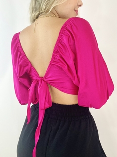 Cropped Rebecca pink - comprar online