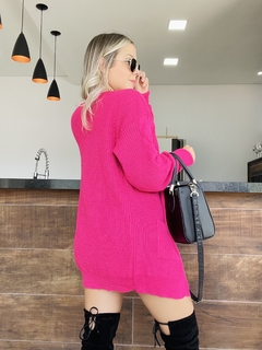 Cardigan tricot Polly pink na internet