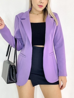 Blazer luxo lilás na internet