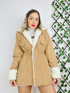 Parka cotelê pelúcia - comprar online