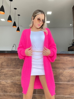 Cardigan tricot Becky pink - loja online