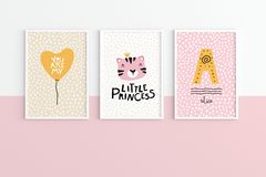 Trio Quadros - Little Princess na internet