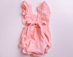 Romper Rosa com Laço - Moo Baby | Decoração e Enxoval