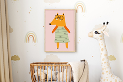 Quadro Decorativo Infantil Raposinha