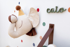 Pelúcia Decorativa Elefante Para Parede - Moo Baby | Decoração e Enxoval