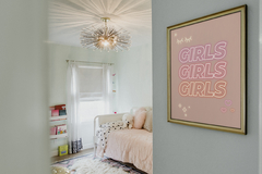 Quadro Girl Neon