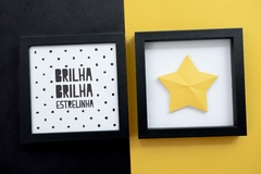 Kit Quadro - Estrela Low Poly + Brilha Estrelinha - comprar online