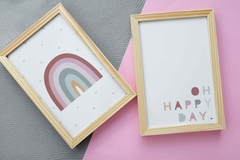 Kit Quadro - Oh Happy Day + Arco Íris