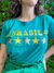 T-shirt Brasil - Verde - comprar online