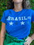 T-shirt Brasil - Azul Royal na internet