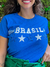 T-shirt Brasil - Azul Royal - comprar online