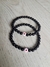 Pulseras Black ♡ Red x2