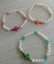 Pulseras Cruz Color x3