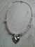 Collar Jazmin Cuarzo Rosa