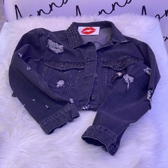 CAMPERA JEAN NEGRA