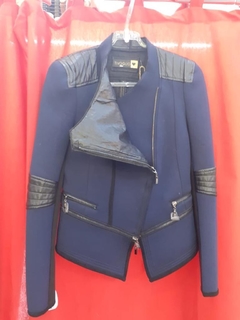 CAMPERA CUERO COMBINADO