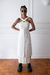 Vestido Off-White Crepe